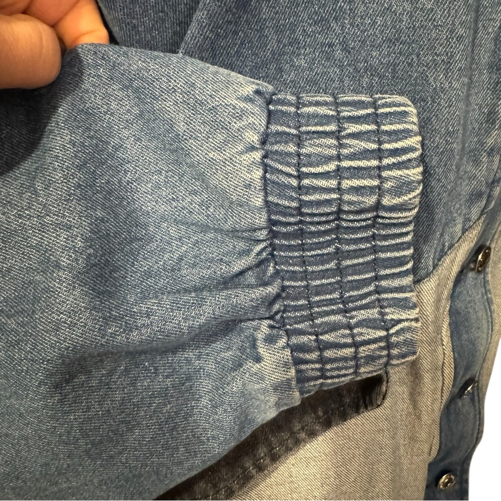 Denim Patch Jacket - image 5